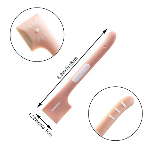 4 PACK Pet Food Can Supplies Mixing Spoons Canned Scoop for Cat Dog Feeding and Wet Storage (Pink + Gray)|B0BTSXFNZH