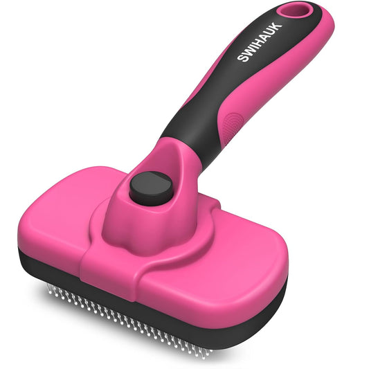 Swihauk Self Cleaning Slicker Brush for Dogs & Cats