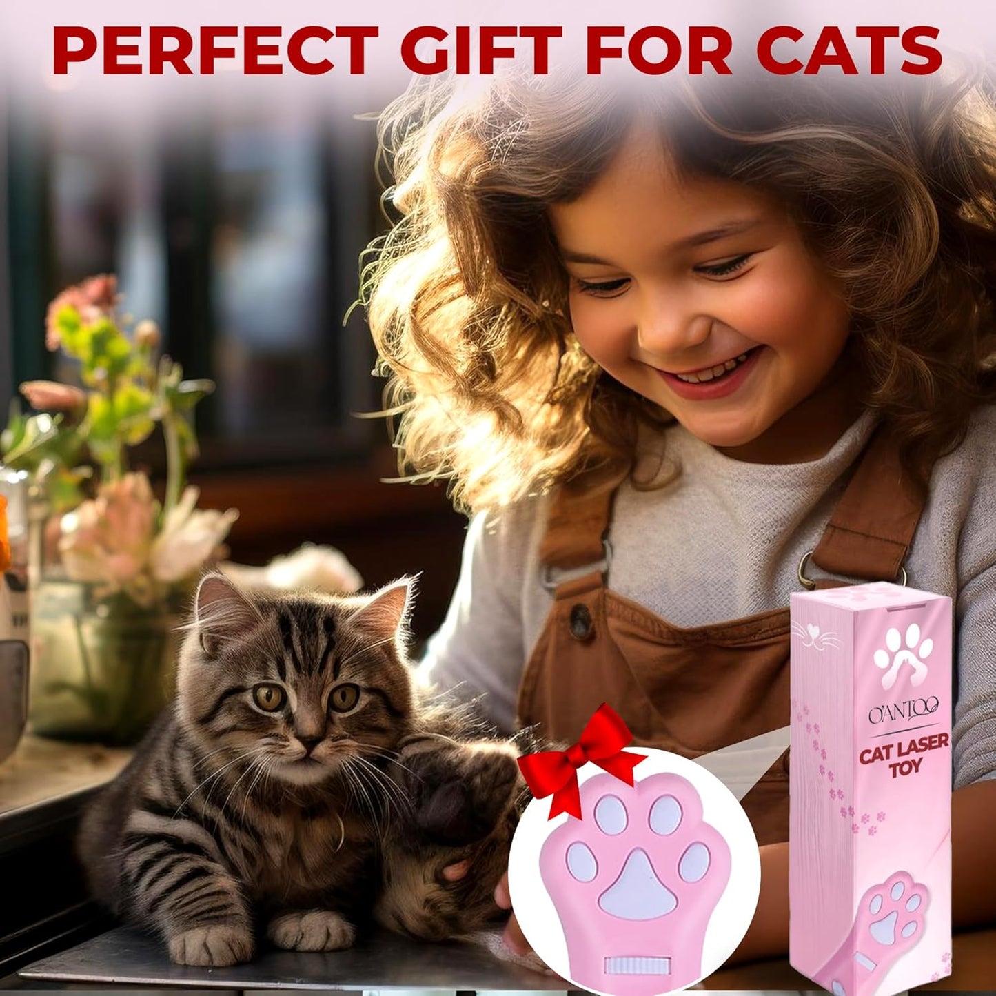O'ANTOO Cat Toy - Dog Toy | Wall Image Projector |