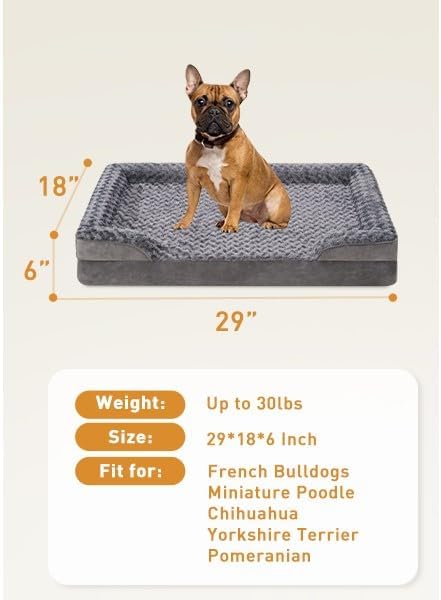 Orthopedic Pet Bed (Small Size) Dogs