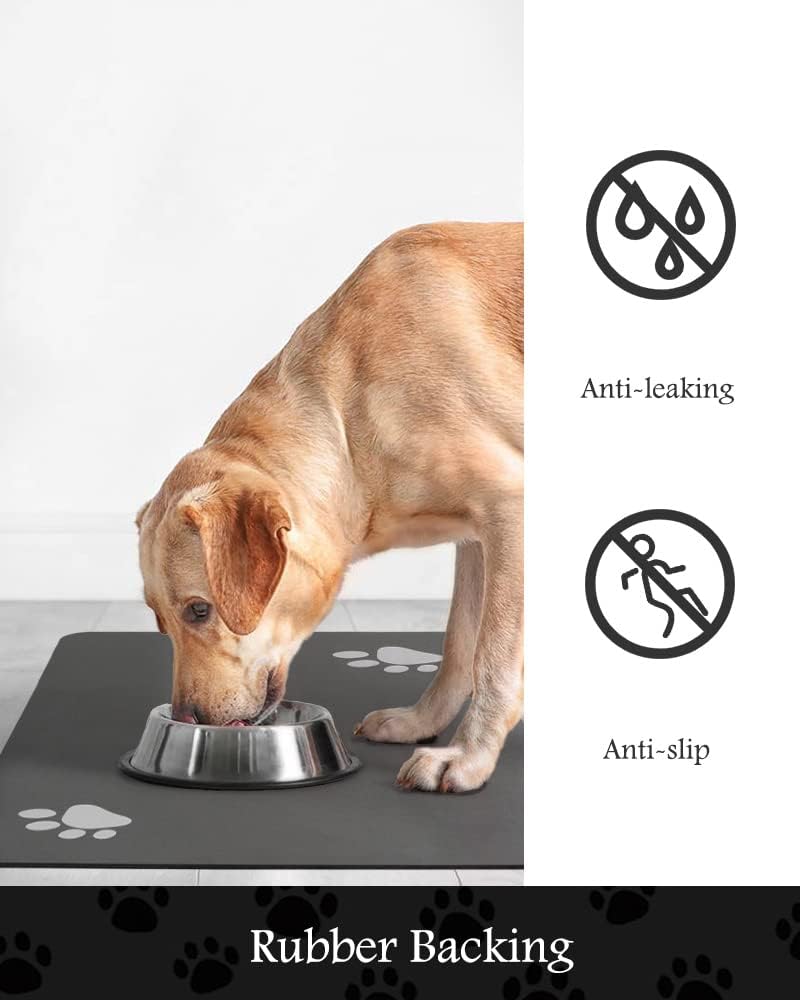 Pet Feeding Mat-Absorbent Dog Mat