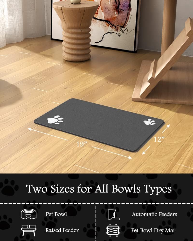 Pet Feeding Mat-Absorbent Dog Mat