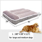 Large Dog Bed with Pillow for Crate Kennel