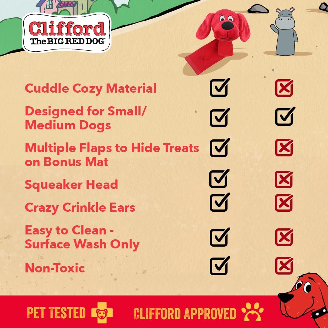 Clifford® Snug Snuffy Treat Mat Combo