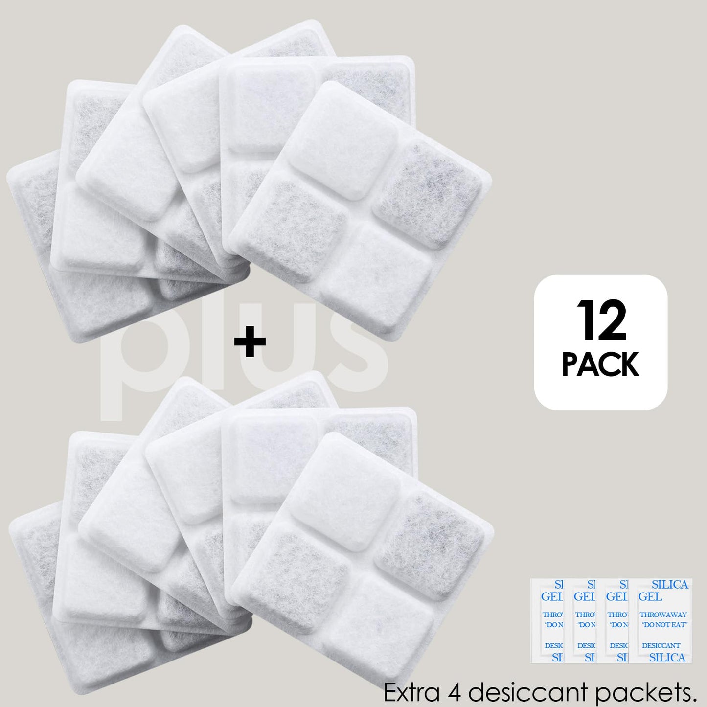 12-Pack 2025 NEW Pet Food Desiccant Bag,