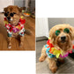 3 Pieces Pet Dog Hawaiian Costume, Includes Puppy Cool T-Shirts Summer Clothes, Funny Cute Dog Retro Fashion Sunglasses and a Colorful Wreath for Small to Medium pet(Green Series)