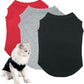 Dog Shirts Pet Clothes Blank Clothing, 3pcs Puppy Vest T-Shirt Sleeveless Costumes, Doggy Soft and Breathable Apparel Outfits for Small Extra Small Medium Dogs and Cats