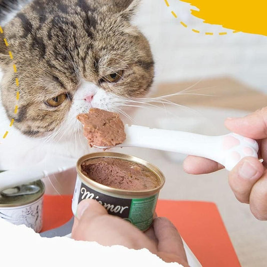 Small Spoon, CUITIBI Cat Wet Food Spoon,