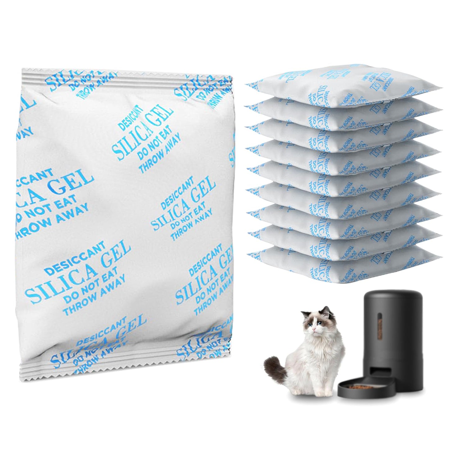 16 Pack Pet Food Desiccant Bag Compatible with PETLIBRO/PETKIT Automatic Cat Feeder,