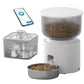 3L Automatic Cat Feeder & 3L Water Dispenser