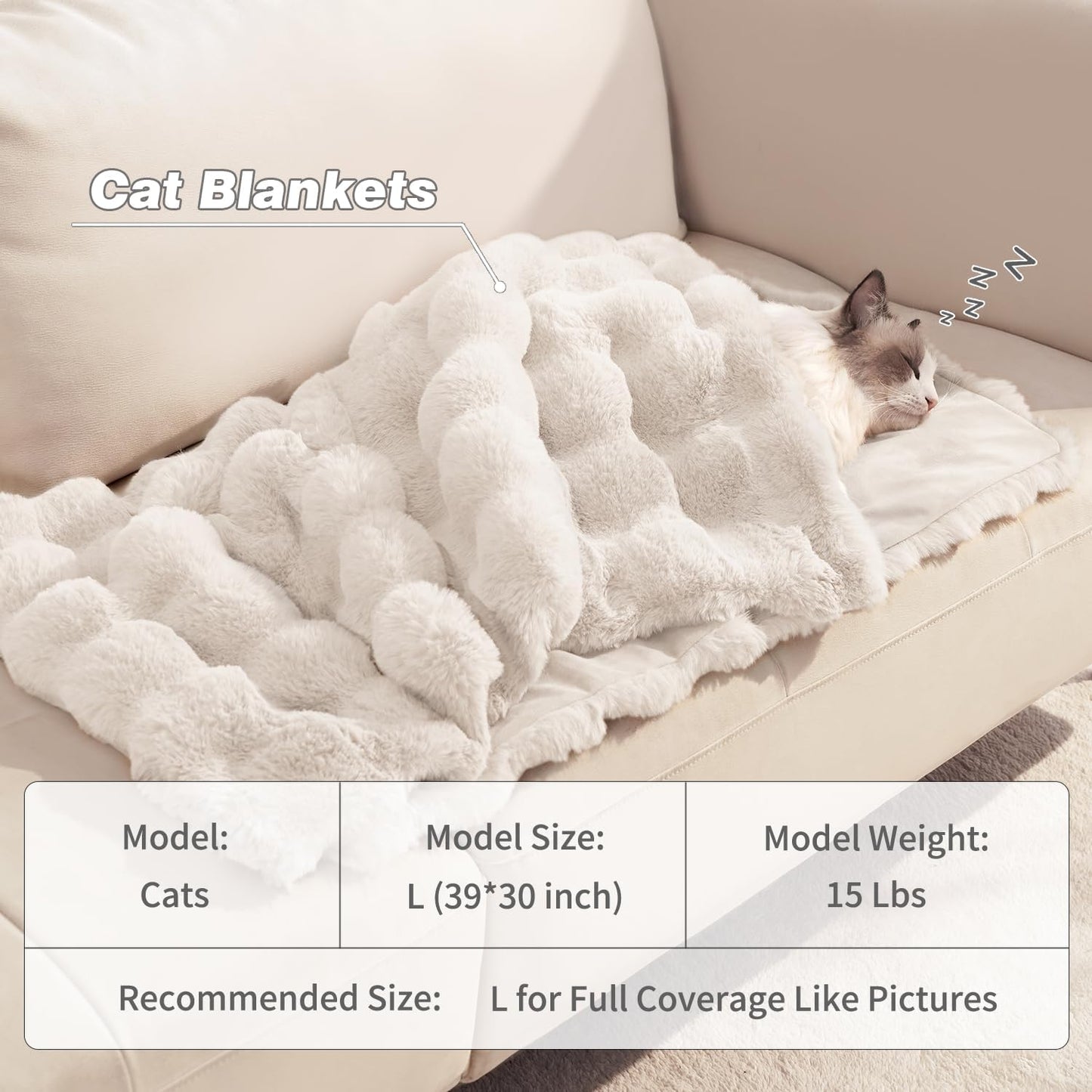 Dog Blanket Ultra Soft Fuzzy Faux Fur Cat