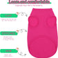 Paiaite Dog Clothes Fashionable Sleeveless Pet Vest: 'Little Miss Sassy' Printed Cotton Dog Shirt, Ideal for Small, Medium, and Large Breeds, Ensuring Comfort and Breathability Rose Red M