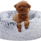 Amazon Basics Donut Pet Bolster Faux Fur Bed for Dog