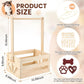 20" x 13" x 9" Wooden Pet Wardrobe Closet Crate Box