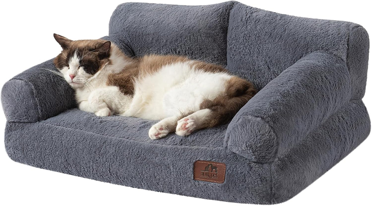 Hollypet Fluffy Plush Dog Cat Pet Couch Soft Calming
