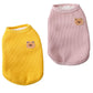Cotton Dog Shirt Summer Lightweight Pet T-Shirts Soft Breathable Stretchy Cats Dogs Tee Shirt Sleeveless Vest Dog Apparel for Medium Small Dog Clothes 3PCS Yellow&Green&Pink