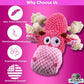 Large Dog Toy - Pink Cow Squeaky Dog Toys for Large Dogs