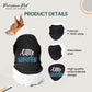 Parisian Pet Dog Tshirt - Embroidered “ Little Wingman “ Dog Shirt - Pure Cotton and Lightweight Dog Clothes - Sleeveless Black Dog Tee Shirts - Machine Washable Dog Shirts for Small Dogs - S