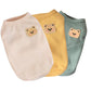 Cotton Dog Shirt Summer Lightweight Pet T-Shirts Soft Breathable Stretchy Cats Dogs Tee Shirt Sleeveless Vest Dog Apparel for Medium Small Dog Clothes 3PCS Yellow&Green&Pink