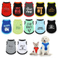 BBTO 12 Pieces Dog Shirts Pet Printed Clothes with Funny Letters Summer Pet T Shirts Cool Puppy Vest Breathable Dog Outfit Soft Cat Sweatshirt for Chihuahuas Cats Accessories, 12 Styles(Medium)