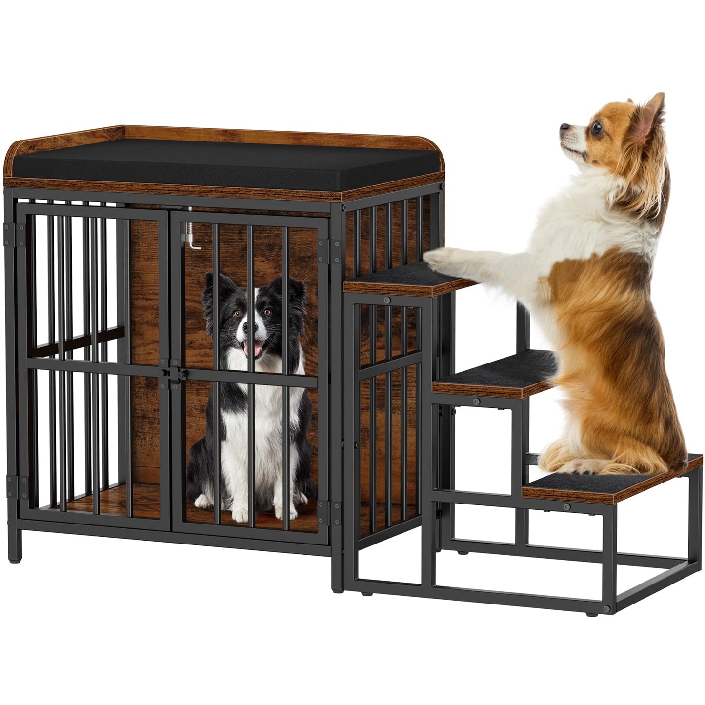 Snughome Dog Crate Furniture with Stairs