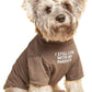 Cute Dog Clothes,Dog T Shirt for Medium Dogs.Dog Clothes for Small Dogs Girl Boy,Puppy.Breathable Soft Dog Costume for Pet Dogs Cats, Pet Pullover Jumper, Cat Clothes (L-(10~17lb), Chest~18", Khaki)