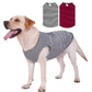 Dog Shirts Cotton Striped T-Shirts, Breathable Basic Vest for Puppy and Cat, Super Soft Stretchable Doggy Tee Tank Top Sleeveless, Fashion & Cute Color for Boys and Girls (M, Black+Red)