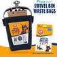 Arm & Hammer Dog Pooper Scooper Swivel Bin & Rake