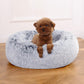Amazon Basics Donut Pet Bolster Faux Fur Bed for Dog