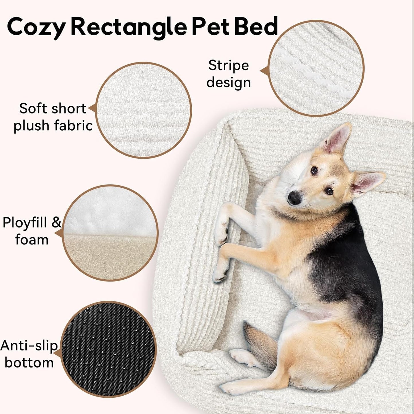 Orthopedic Dog Bed for Medium Dogs