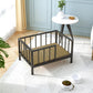 Dog Bed with Rails - Elevated Pet Metal Bed
