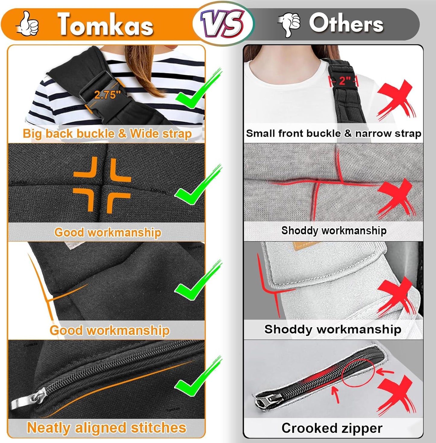 Tomkas Small Dog Sling Carrier