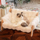 Elevated Cat Couch Bed for Indoor Cats