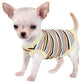 Elevate Your Pet's Comfort and Fashion: Premium 100% Cotton Rib Dog Shirt Vest for Small Breeds Like Chihuahuas, Yorkies, and Puppies .Year-Round Style with Tank-Style Puppy Attire Pink X-Small