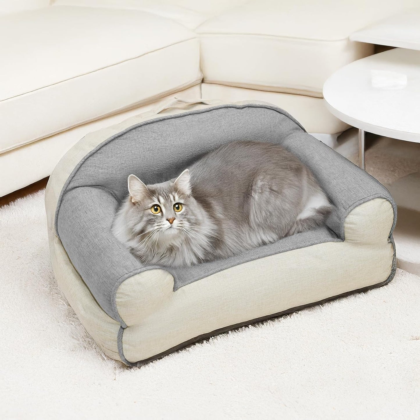 Fluffy Cat Sofa for Indoor Cats