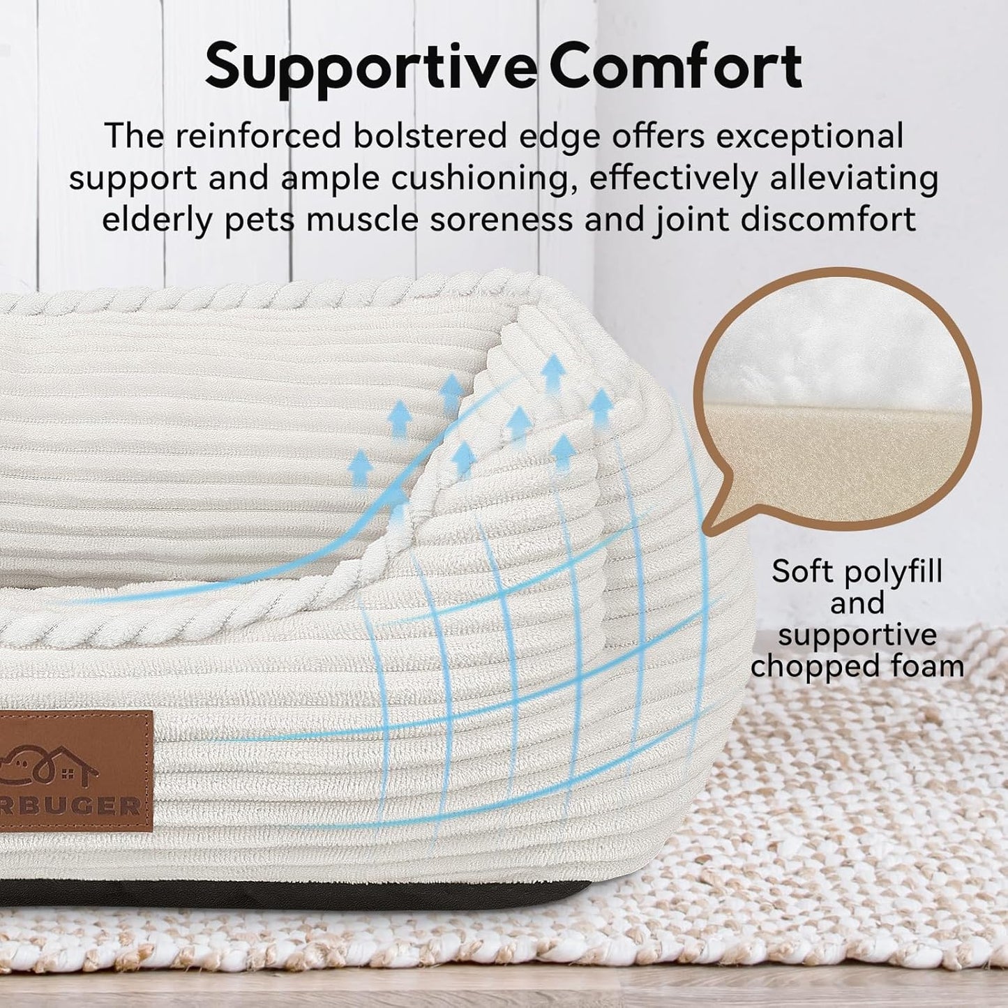 Orthopedic Dog Bed for Medium Dogs