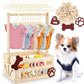 20" x 13" x 9" Wooden Pet Wardrobe Closet Crate Box
