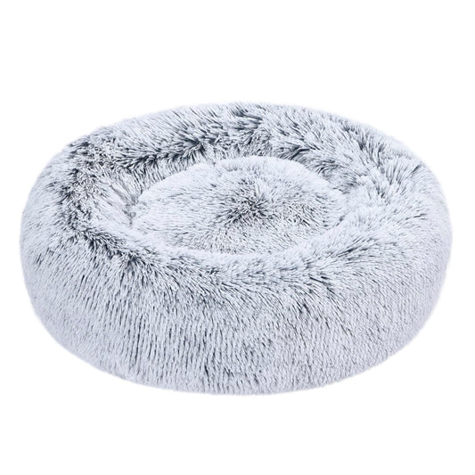 Amazon Basics Donut Pet Bolster Faux Fur Bed for Dog
