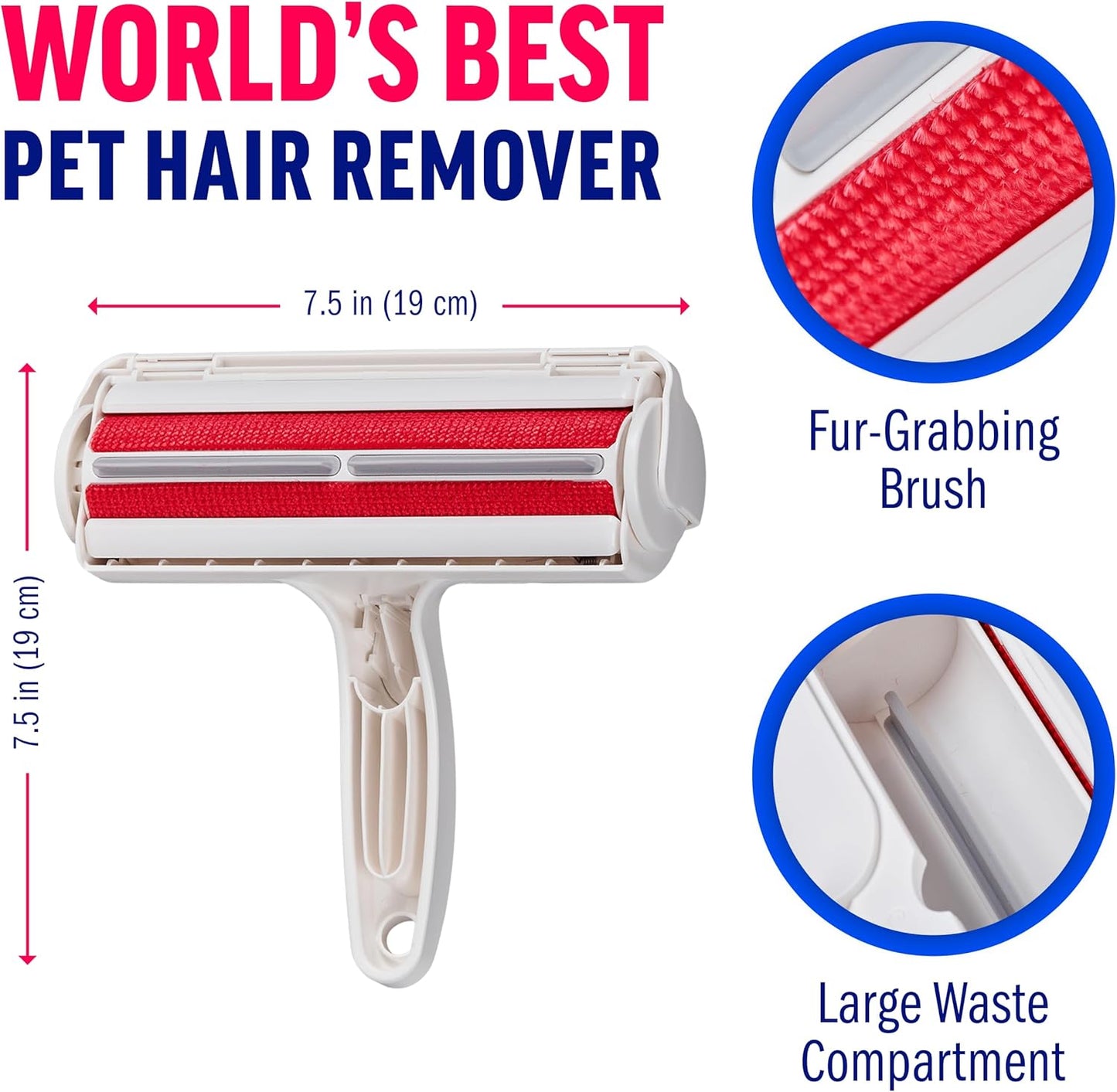 Chom Chom Roller Pet Hair Remover and Reusable Lint Rollerl
