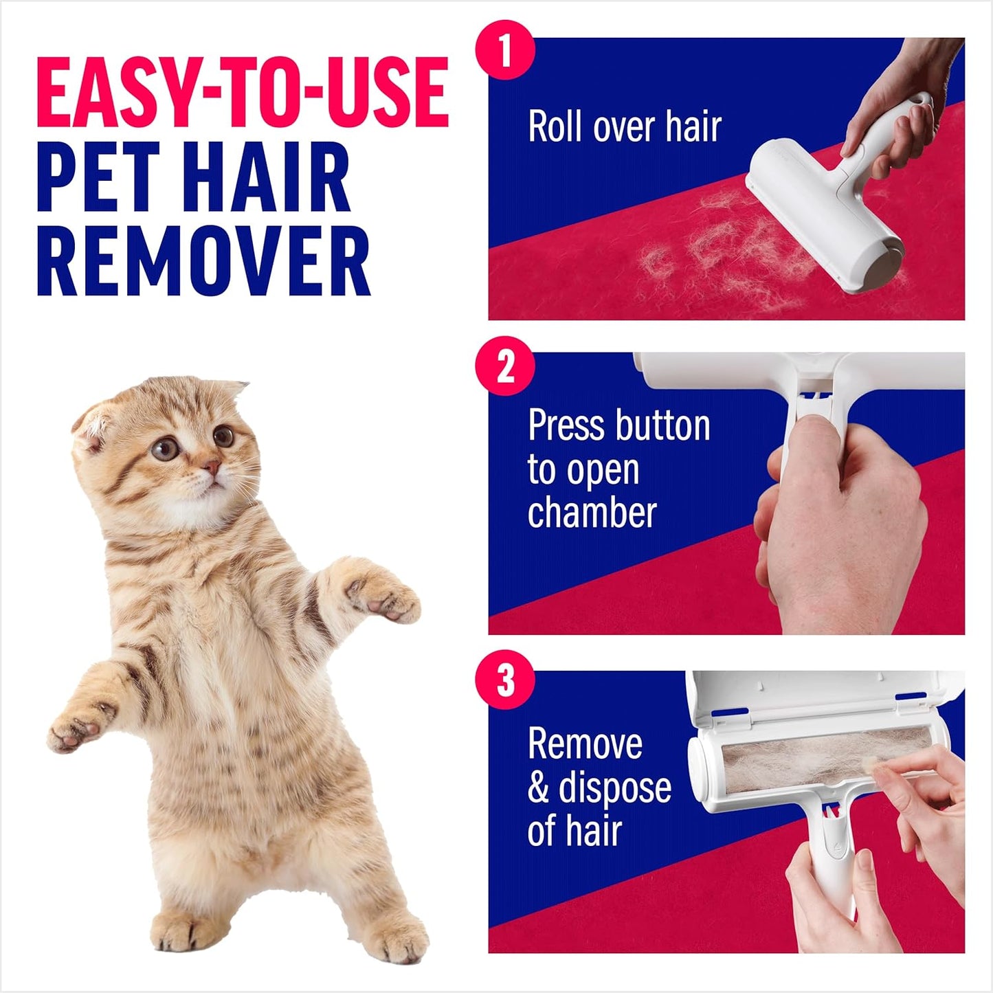 Chom Chom Roller Pet Hair Remover and Reusable Lint Rollerl