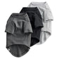Multipack 100% Organic Cotton Dog Short Sleeve T-Shirt Pet Tees for All Breeds, Gray Ombre, Medium