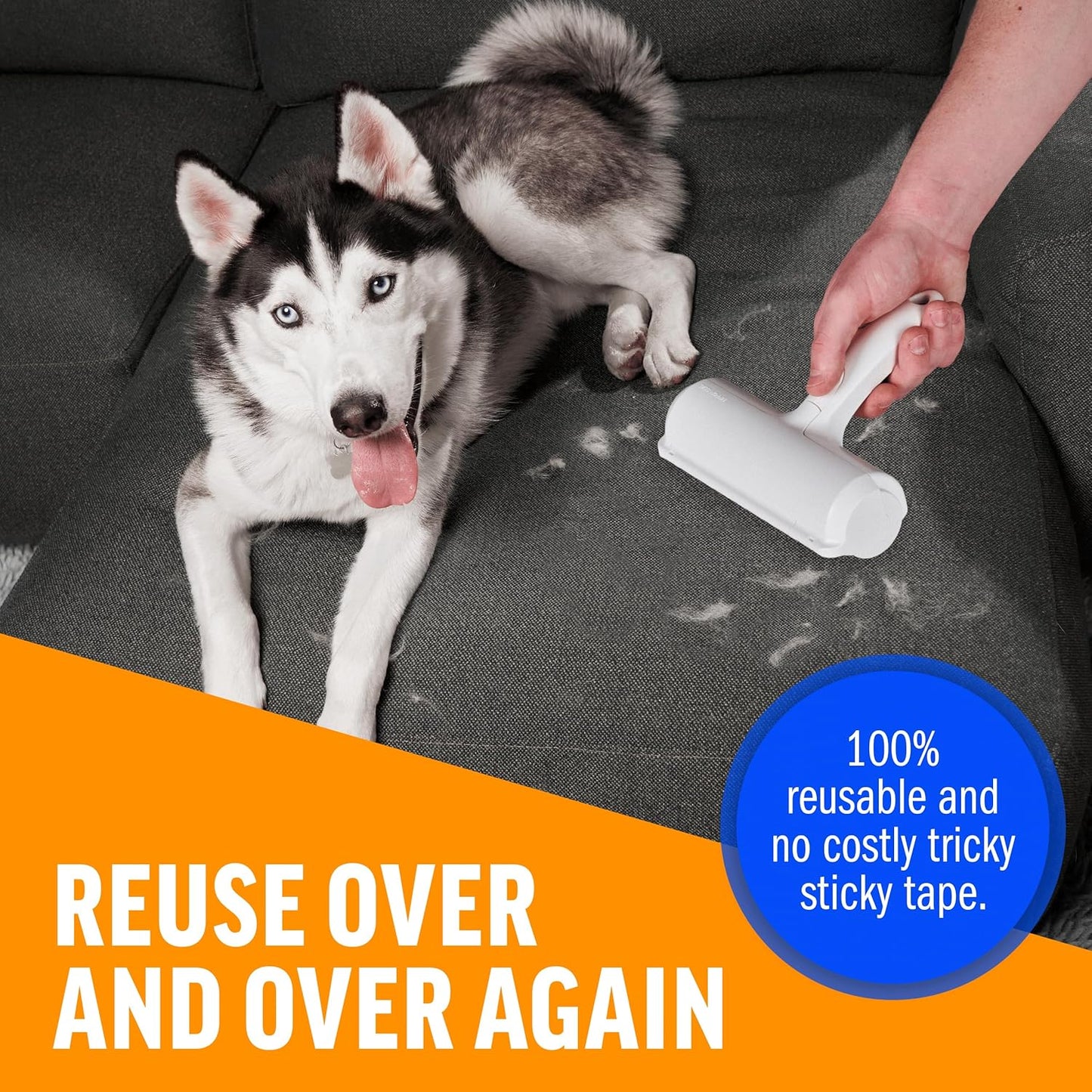 Chom Chom Roller Pet Hair Remover and Reusable Lint Rollerl