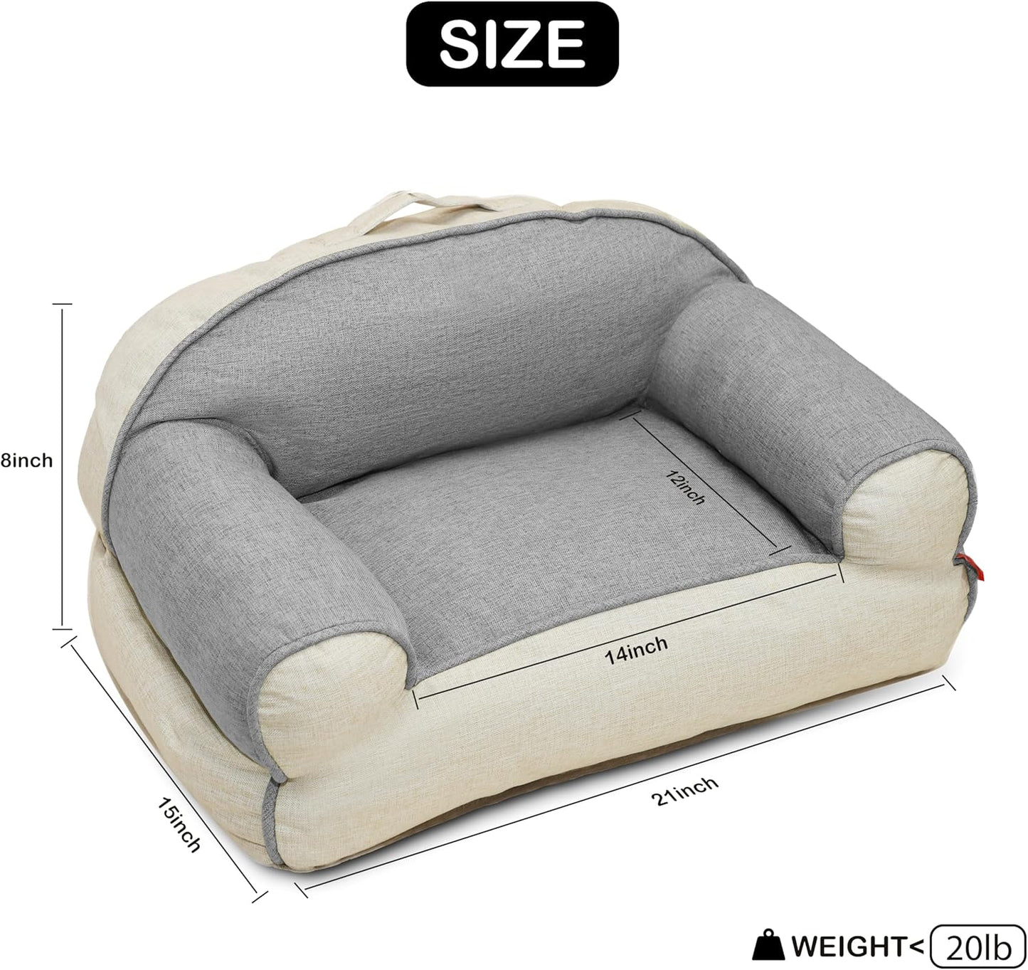 Fluffy Cat Sofa for Indoor Cats