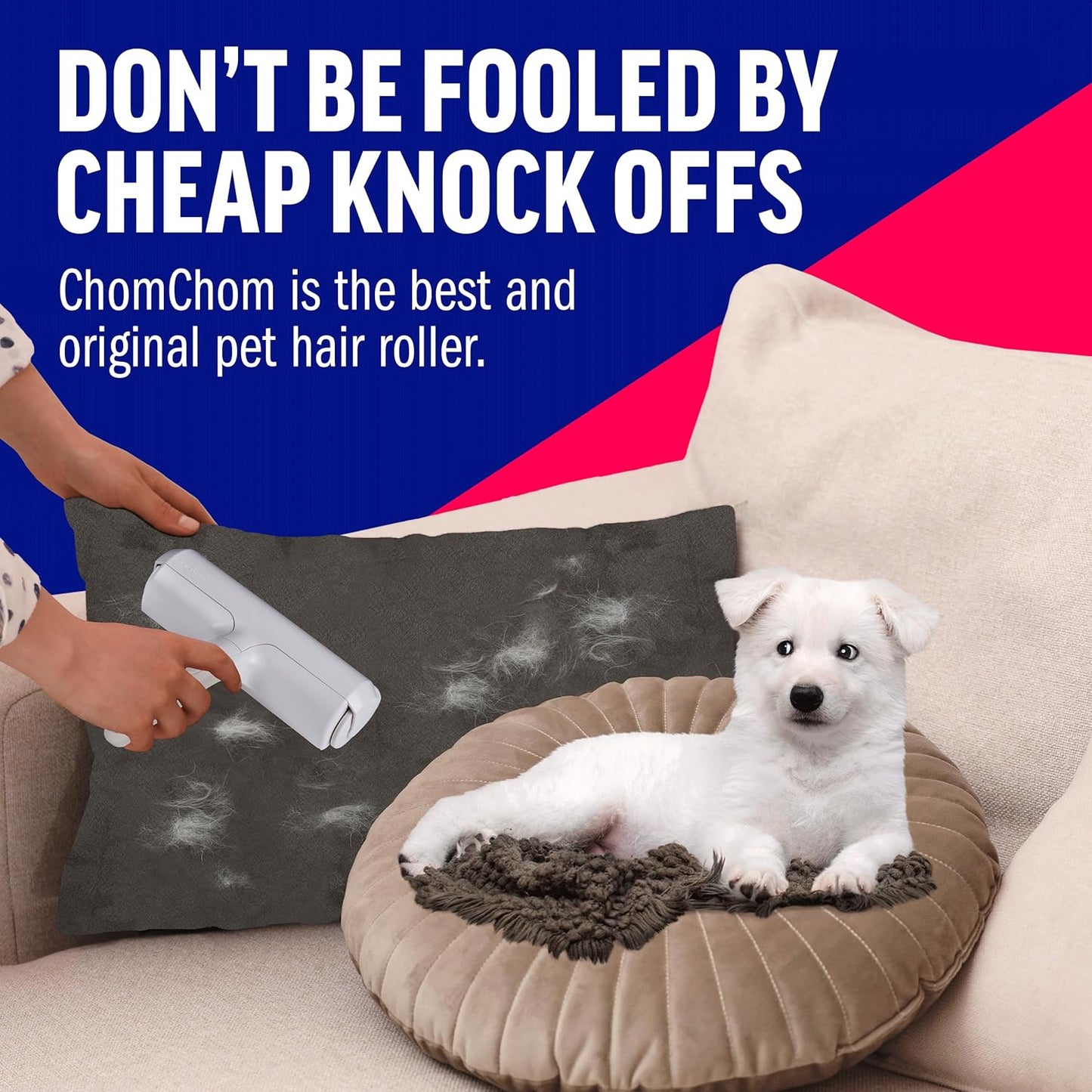 Chom Chom Roller Pet Hair Remover and Reusable Lint Rollerl