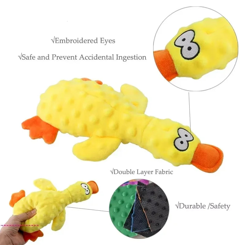 Duck Soft Plush Stuffed Raw Dog Toys