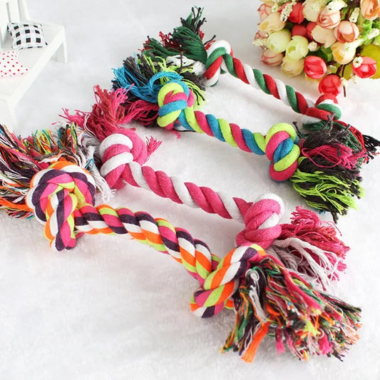 Dog Toy Pet Molar Bite-resistant Cotton Rope Knot