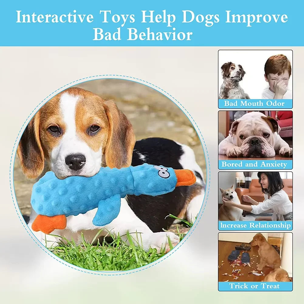 Duck Soft Plush Stuffed Raw Dog Toys